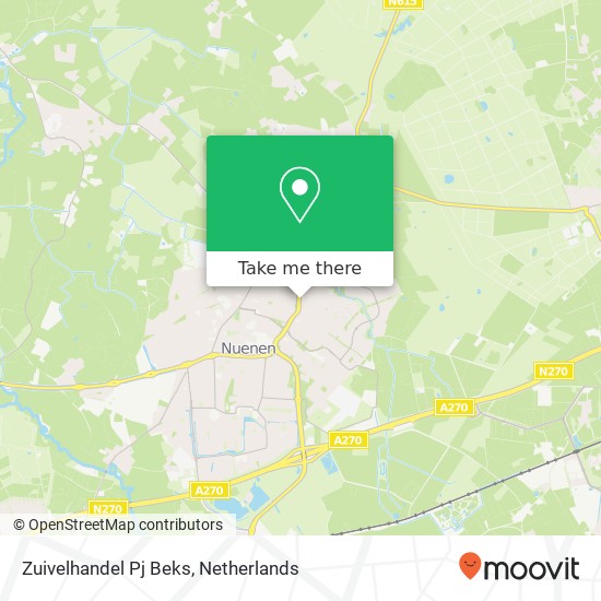 Zuivelhandel Pj Beks, Beekstraat 32 map