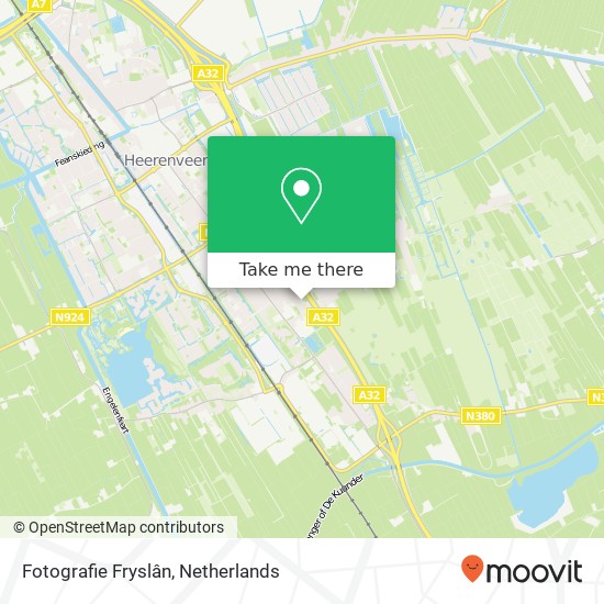 Fotografie Fryslân, Appelhof Karte