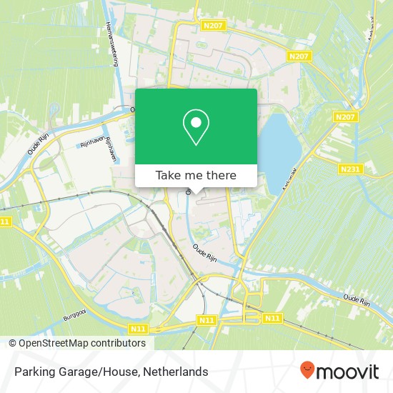 Parking Garage / House, De Aarhof map
