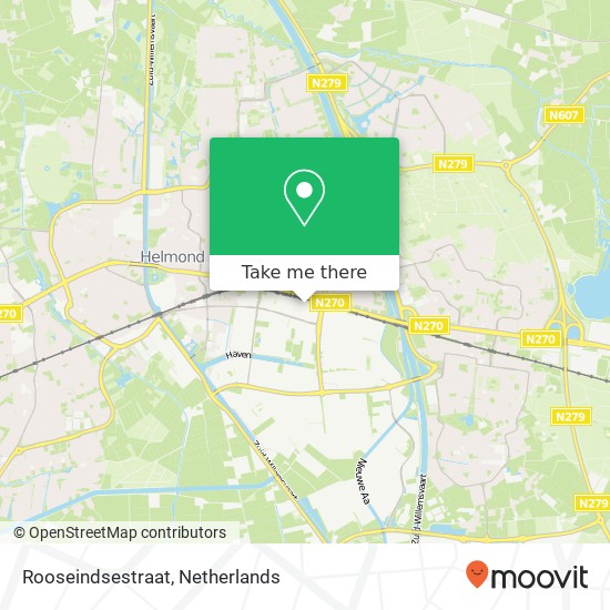 Rooseindsestraat, 5705 Helmond map