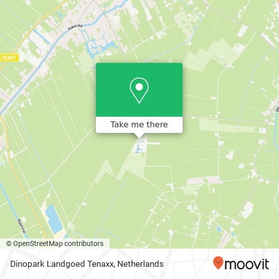 Dinopark Landgoed Tenaxx map