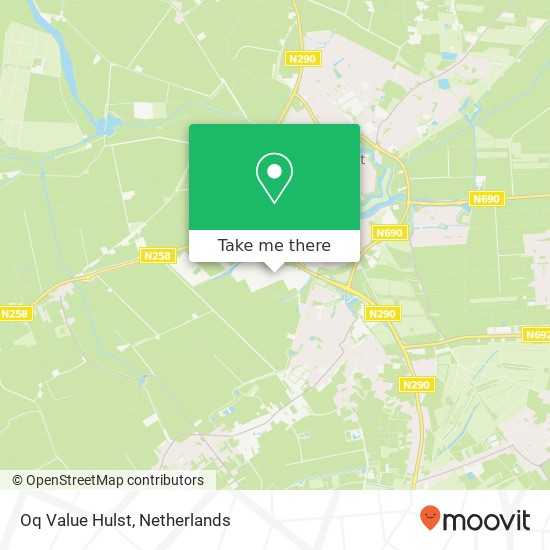 Oq Value Hulst, Aziëweg 4 map