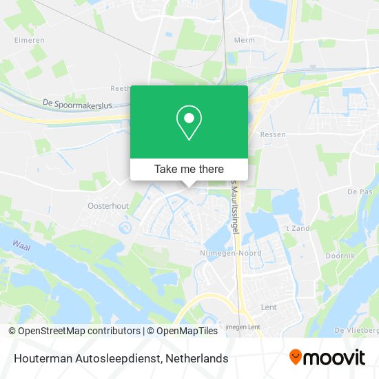 Houterman Autosleepdienst Karte