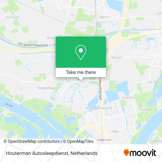 Houterman Autosleepdienst map