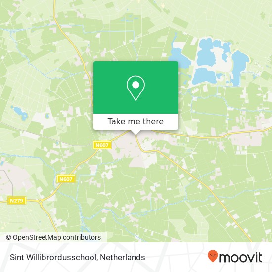 Sint Willibrordusschool, Schoolstraat 35 map