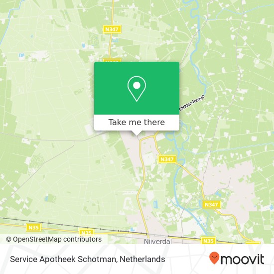 Service Apotheek Schotman map