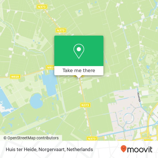 Huis ter Heide, Norgervaart map