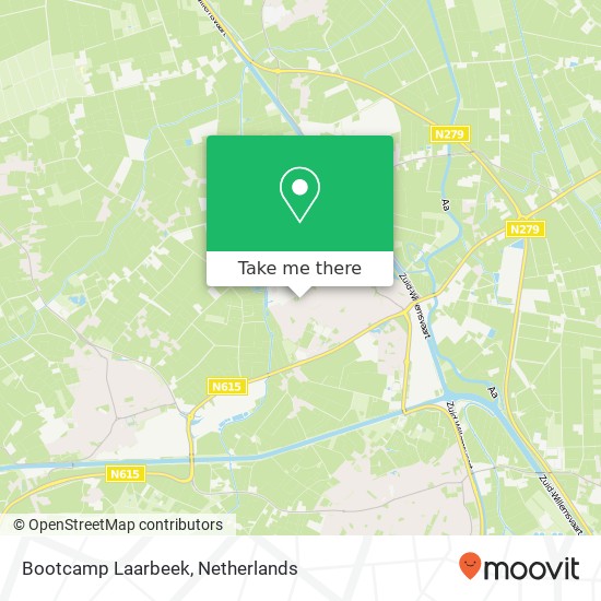 Bootcamp Laarbeek, Muzenlaan 100 map