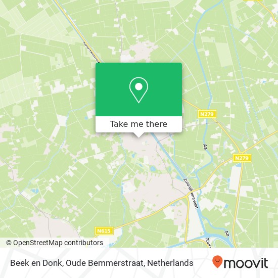 Beek en Donk, Oude Bemmerstraat map