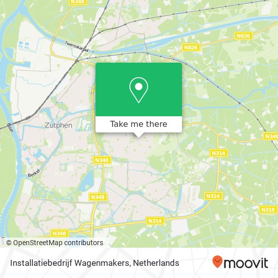 Installatiebedrijf Wagenmakers, Lindenlaan 1 map