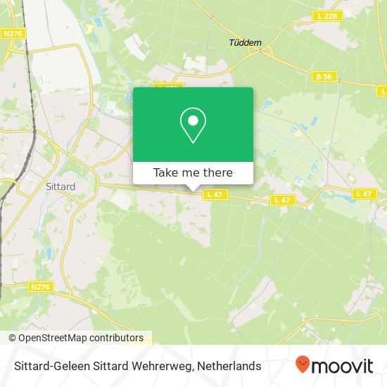 Sittard-Geleen Sittard Wehrerweg Karte