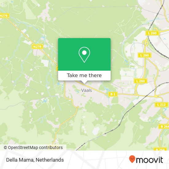 Della Mama, Maastrichterlaan 97 6291 EM Vaals map