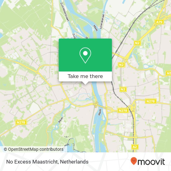 No Excess Maastricht, Achter het Vleeshuis 29 6211 GR Maastricht Karte