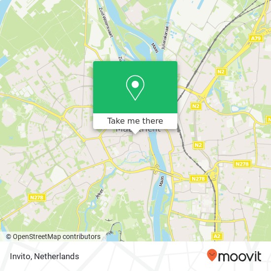 Invito, Grote Staat 40 6211 CX Maastricht map