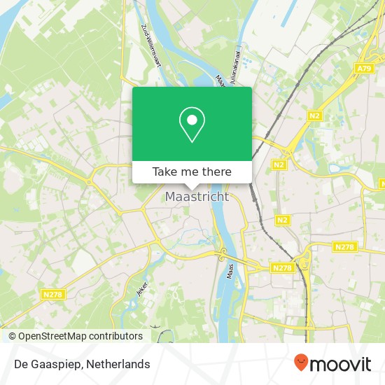 De Gaaspiep map