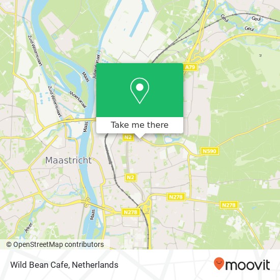 Wild Bean Cafe, Doctor Schaepmanstraat 75 6225 XW Maastricht map