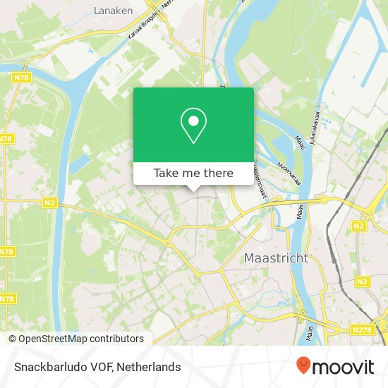 Snackbarludo VOF, Schalmeistraat 39 6217 EV Maastricht map