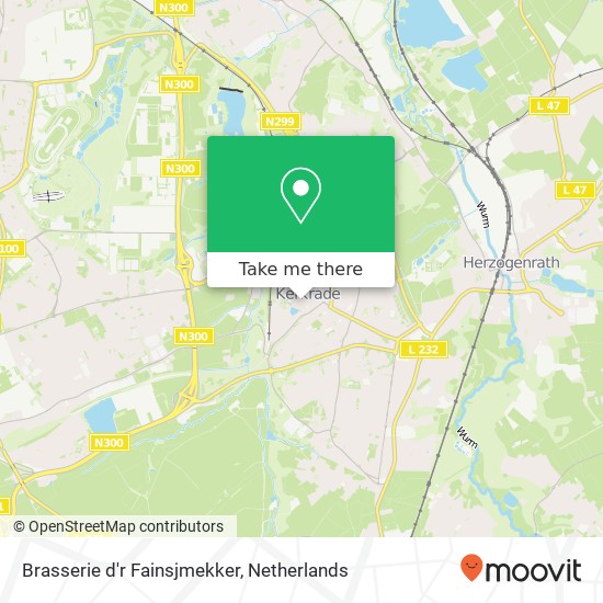 Brasserie d'r Fainsjmekker, Markt 42 6461 EC Kerkrade map