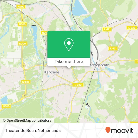 Theater de Buun map