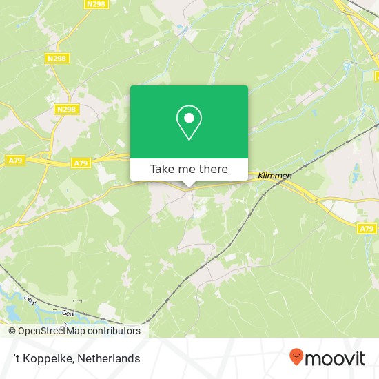 't Koppelke, Klimmenderstraat 8 6343 AC Voerendaal map
