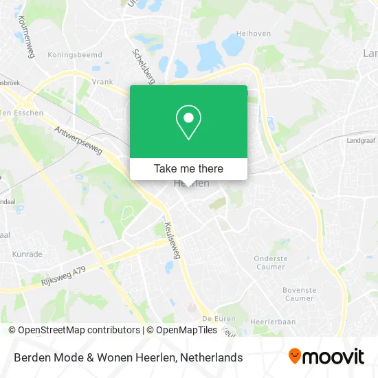 Berden Mode & Wonen Heerlen map