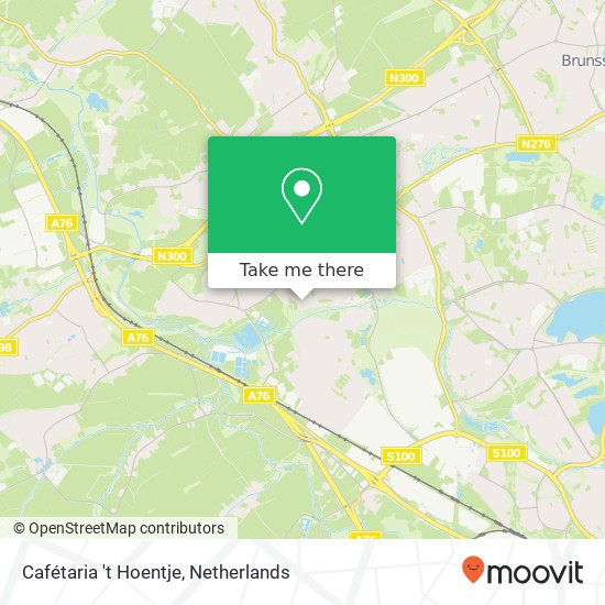 Cafétaria 't Hoentje, Ridder Hoenstraat 77 6431 PA Heerlen map