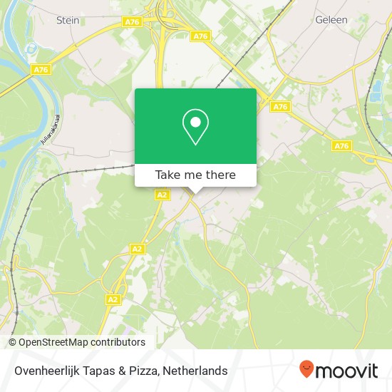 Ovenheerlijk Tapas & Pizza, Markt 1 6191 JG Beek map