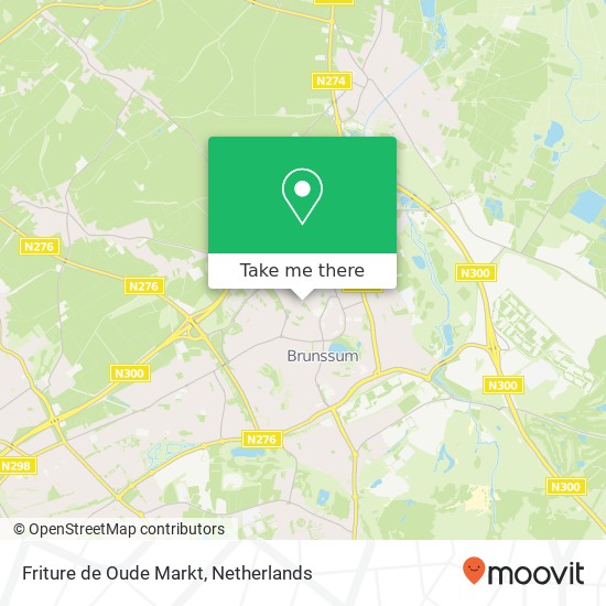 Friture de Oude Markt, Dorpstraat 36 6441 CG Brunssum map