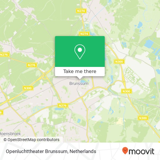 Openluchttheater Brunssum map