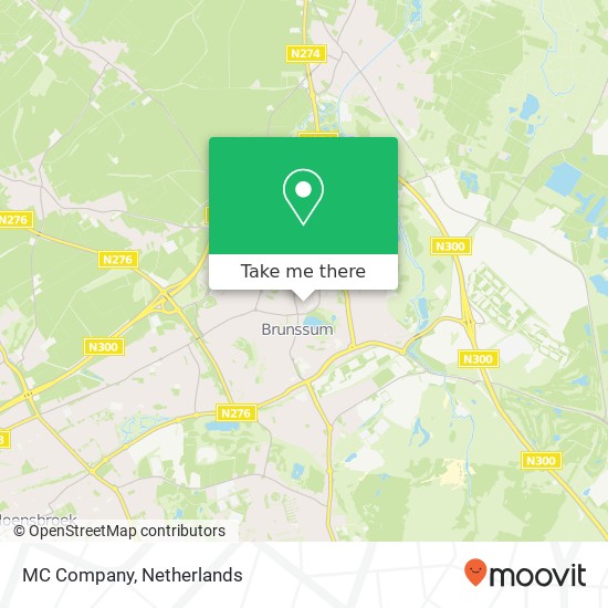 MC Company, Kerkstraat 28 6441 BE Brunssum map