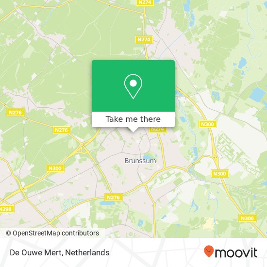 De Ouwe Mert, Dorpstraat 75 6441 CC Brunssum map