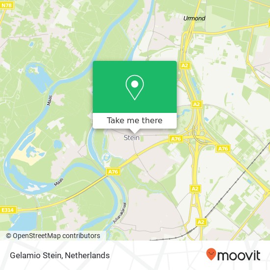Gelamio Stein, Raadhuisplein 20 6171 KD Stein map
