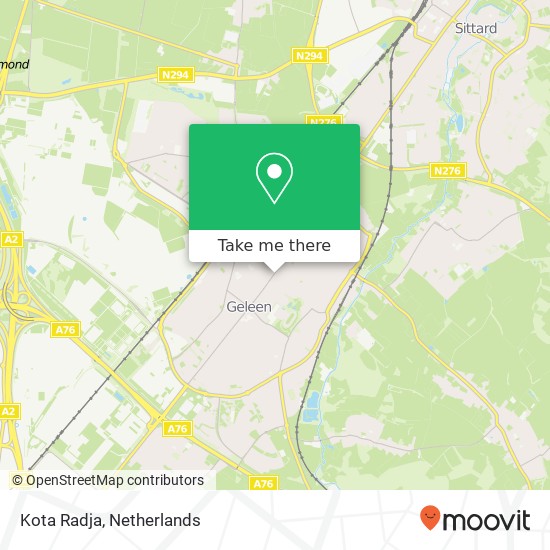 Kota Radja, Rijksweg Noord 11 6162 AA Sittard-Geleen Karte