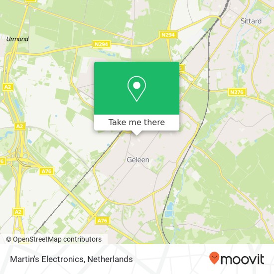 Martin's Electronics, Martin Luther Kingplein 64 6161 HB Geleen map