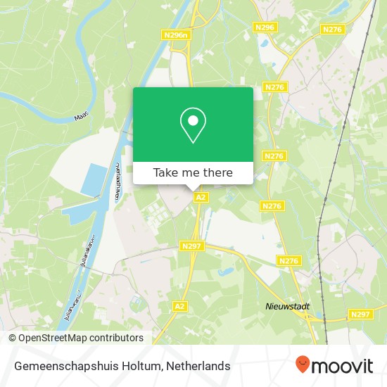 Gemeenschapshuis Holtum map