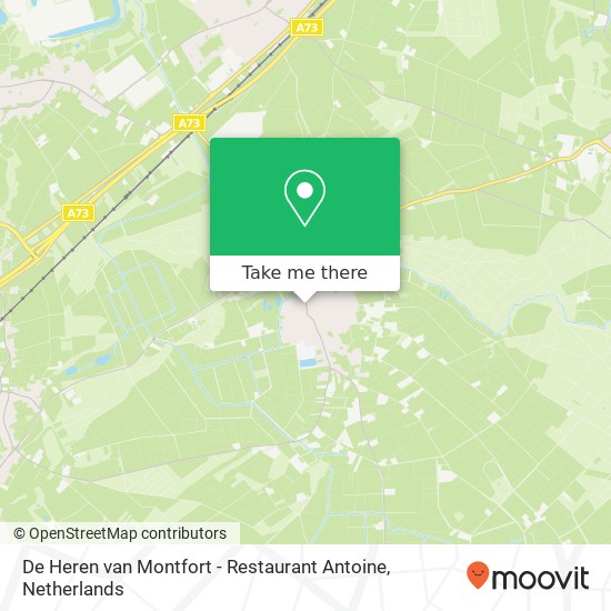 De Heren van Montfort - Restaurant Antoine, Markt 2A 6065 AW Montfort map