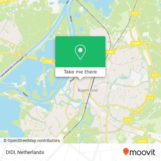 DIDI, Steenweg 25 6041 EV Roermond Karte