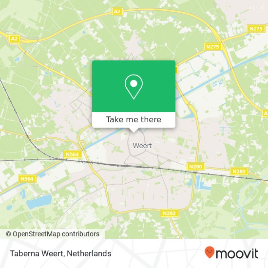 Taberna Weert, Beekstraat 60A 6001 GJ Weert Karte