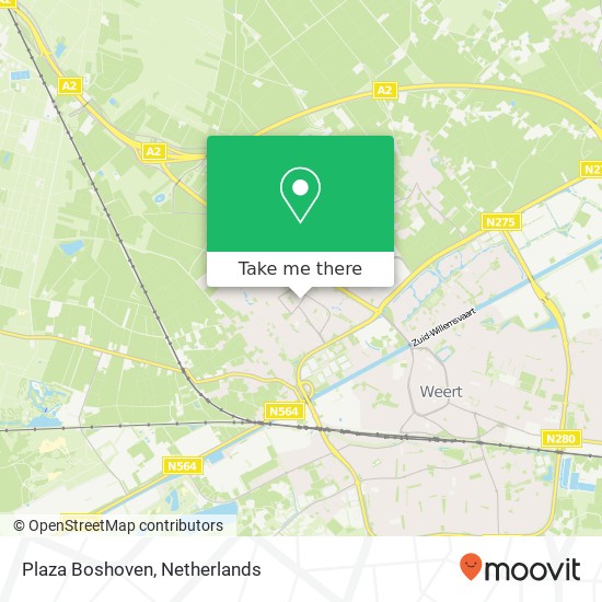 Plaza Boshoven, Boshoverweg 67 6002 AM Weert map