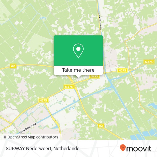 SUBWAY Nederweert, Randweg West 4A 6031 RS Nederweert Karte