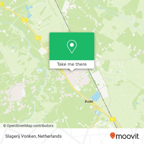 Slagerij Vonken, Smits van Oyenlaan 5 6026 CN Cranendonck map