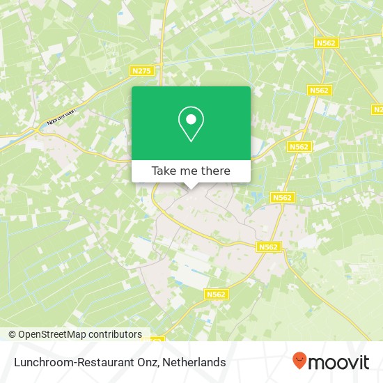 Lunchroom-Restaurant Onz, Markt 33 5981 AP Panningen map