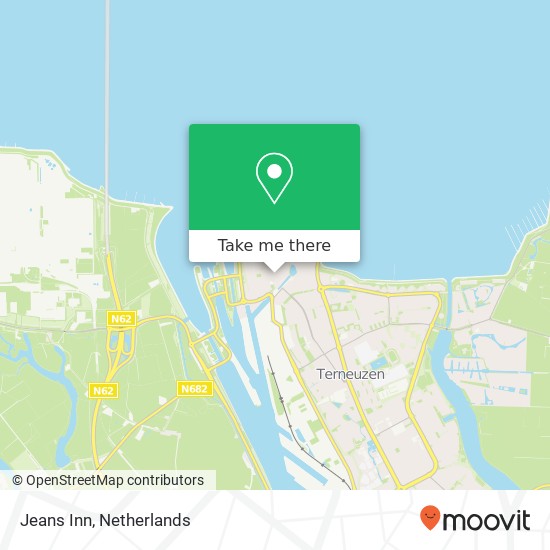 Jeans Inn, Noordstraat 34 4531 GH Terneuzen map