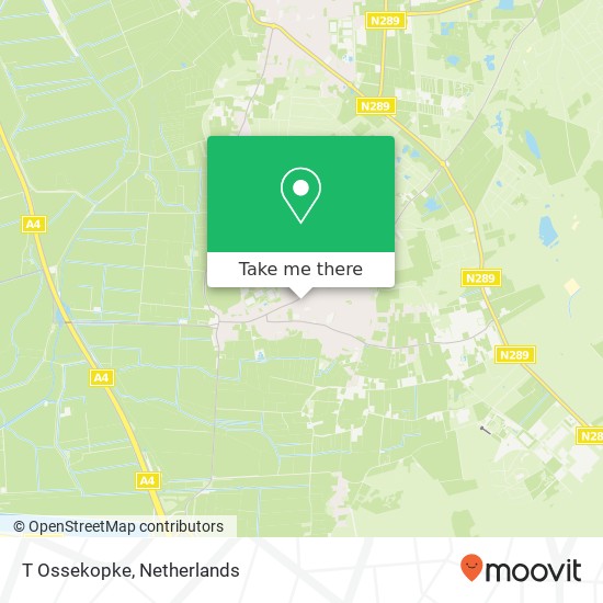 T Ossekopke, Hondseind 3 4641 HM Woensdrecht map