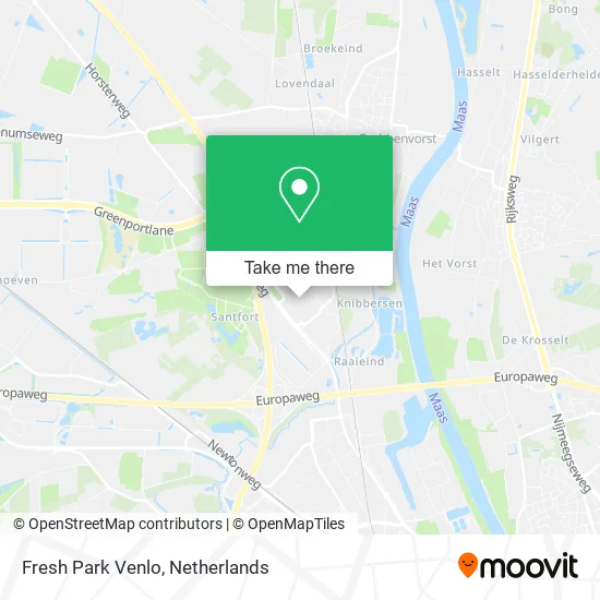 Fresh Park Venlo map