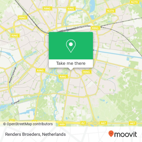 Renders Broeders, Aalsterweg 55 5615 CA Eindhoven Karte
