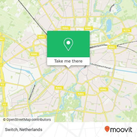 Switch, Hoogstraat 10 5611 JR Eindhoven map