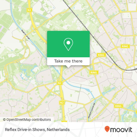 Reflex Drive-in Shows map