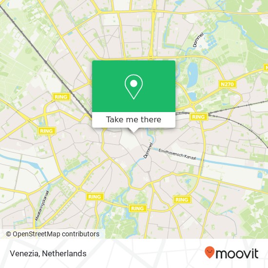 Venezia, Vestdijk 3 5611 CA Eindhoven map