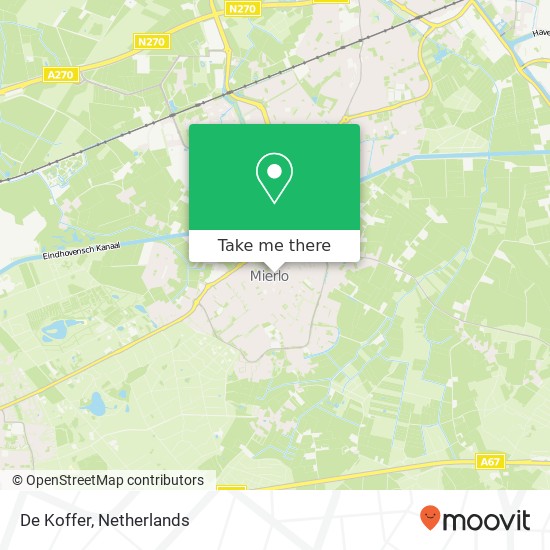 De Koffer, Molenhoek 2 5731 KZ Geldrop-Mierlo map